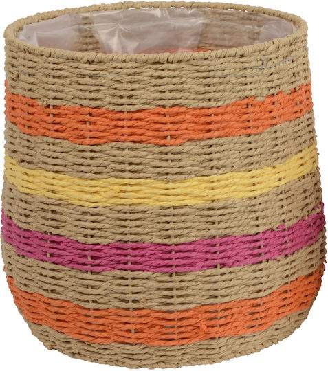 Kaemingk Papperrope Декоративна Кошница Бамбук Многоцветна 33x33x30см