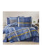 MayHome Set Bettbezug 160x240cm Einzel mit Kissenbezug Geometrisch