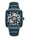 Men's Watch 40mm Automatic with Blue Stainless Steel Bracelet