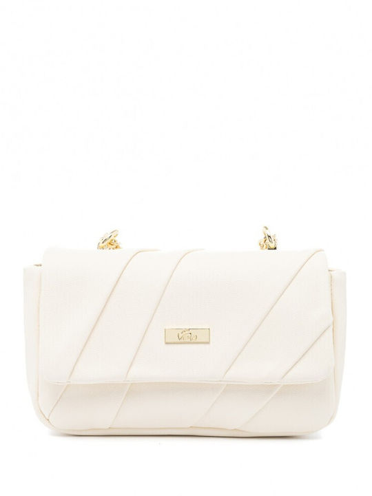 Veta Veta Damen Schultertasche Creme