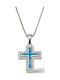 Silver Cross with Chain