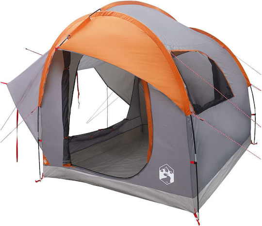 vidaXL Car Camping Tunnel Orange 239x210x210 cm