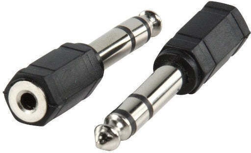 Audio Μετατροπέας 6.3mm male σε 3.5mm female Χρυσό