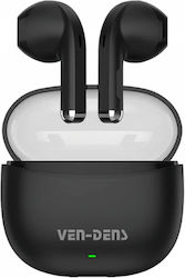 Ven-Dens VD-BT030 Earbud Bluetooth Handsfree Headphones with Charging Case Black Ven-Dens VD-BT030 Earbud Bluetooth Handsfree Headphones with Charging Case Black