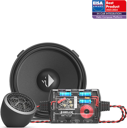 Helix Ci3 K100.2FM-S3 MK2 Σετ Ηχεία Αυτοκινήτου 4" με 80W RMS (2 Δρόμων)