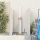 vidaXL Pool Shower 19x246 cm White
