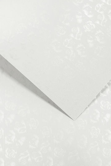 Decorative Paper Small Roses 20pcs 220g Galeria Papieru 203501white