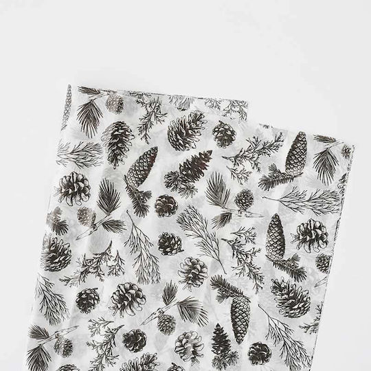 Floral Paper "natural Elements" Pine Cones Sheets 50x70 Cm 10 Pcs