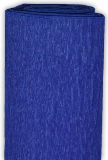 Crepe Papier Blumen Dekoratives Marineblau 50x200cm