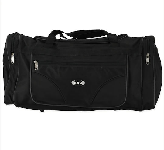R&J Sak Voyage 32l Black Fabric M50xW25xH25cm
