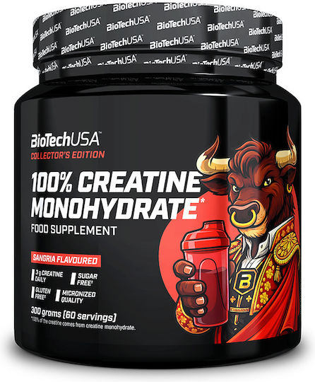 Biotech USA 100% Creatine Monohydrate Sangria 300gr