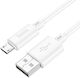 Hoco X88 Regular USB 2.0 to micro USB Cable Λευ...