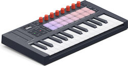 Novation Flkey Mini Midi-Tastatur mit 25 Tasten Schwarz