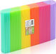 Reusable Plastic Straws Mix 250pcs