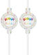 Happy Birthday Straws Tubes 4 Pcs