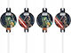 Star Wars Galaxy Jedi Straws Tubes Birthday 4 Pcs
