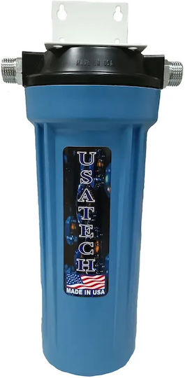USA Tech Ufhp Single Under Sink Water Filter Device ½" Pipe Cross Section with Faucet WFI0447