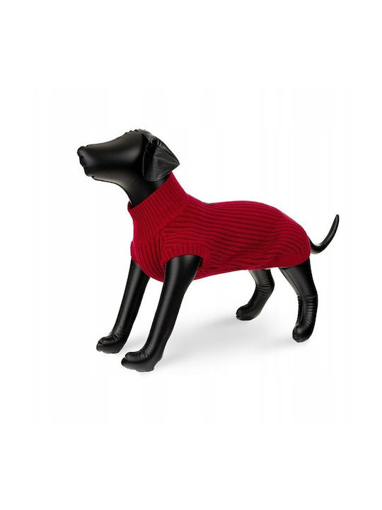 Sweater Dog Red Size L 45