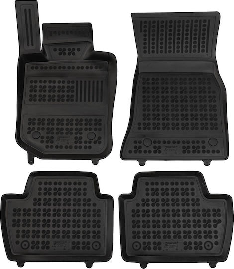 Bmw Series 4 G23 M4 G83 2024+ Cabrio Rubber Black Raised Sides Car Mats 4 Pieces