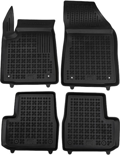 Citroen C3 2024+ Except Electric Black Rubber Car Mats Raised Sides Rezaw Plast 4 Pieces