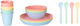 Set Ustensile De Gătit Pentru Camping Nora Macarons 16 Piese Koziol