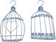 Baptism Wedding Favor Metallic Cage 12 X 22 Cm 2 Designs Offer Few