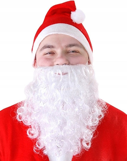 Santa Claus Beard White 1 Pc