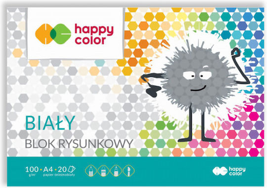 Happy Color A4 Блок За Скици Бели 20 Листа 100г/м2