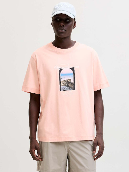 Jack & Jones Crew Neck T-Shirt Orange