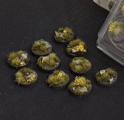 Gamers Grass Gamers Grass Bases Round Highland 25 Mm 10 Pcs