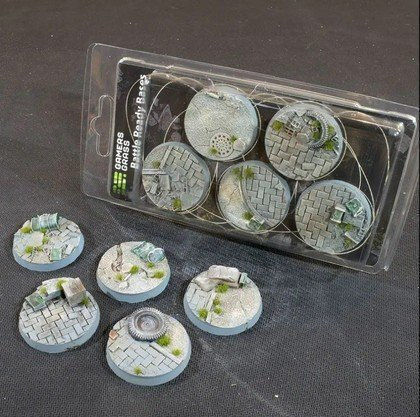Gamers Grass Gamers Grass Bases Round Urban Warfare 40mm 5 Pcs