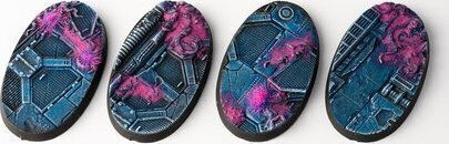 Gamers Grass Gamers Grass Bases Oval Alien Infestation 60 Mm 4 Pcs