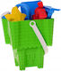 Large Sand Set Bucket Castle Watering Can Shovel Rakes Molds