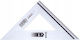 Memobe Set Square By Pratel 25cm 45 Degrees Me103-00