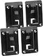Qbrick One Adapter Set Organizer Box Wandhalterungen 4 Stück