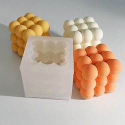 Silicone Mold Candles Bubble Cube Block