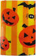 Halloween Foil Tablecloth Pumpkins Spiders 132x178cm