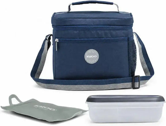Igloo Ισοθερμική Τσάντα Χειρός Lunch Midnight Blue με Φαγητοδοχείο & Παγοκύστη