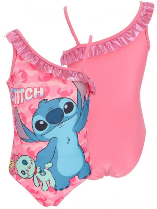 Disney Lilo&stich Παιδικό Μαγιό Ολόσωμο Φουξ