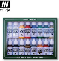 Acrylicos Vallejo Цветове За Моделиране Комплек...