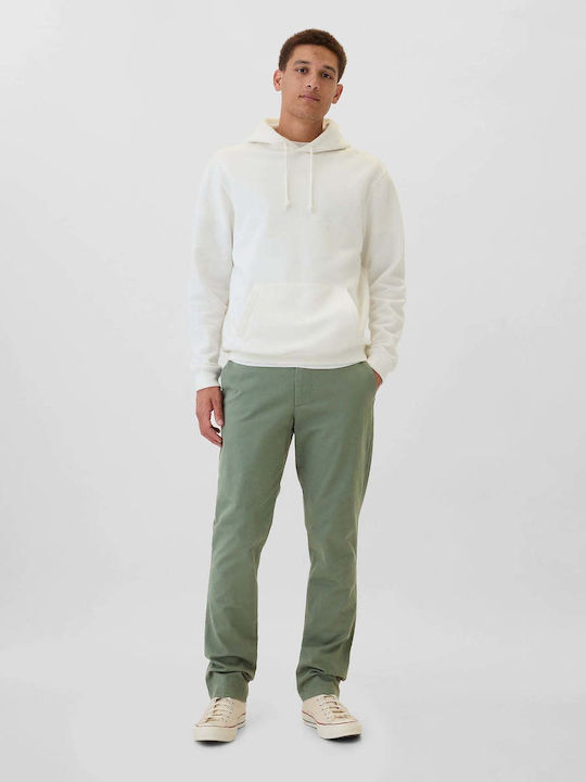 GAP Modern Khakis Elastic Trousers in Slim Fit ...