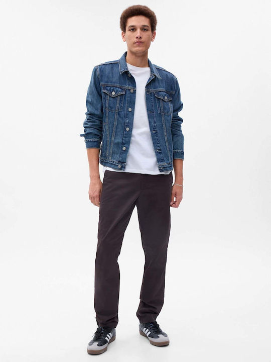GAP Modern Khakis Men's Elastic Trousers in Sli...
