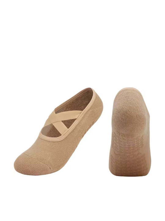 Dimi Socks Κάλτσες για Yoga/Pilates Μπεζ