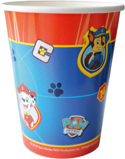 Ποτήρια Χάρτ 250 Ml Paw Patrol 2022 8 Τεμ