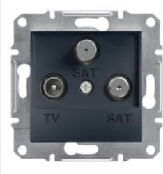 Schneider Electric Tv-sat-sat End Socket Aspora Without Frame Anthracite Eph3600171
