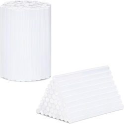 Set 125 Hands Glue Sticks Resin 0.7 X 10 Cm Plastic Welding Decoration Making Diy Repairs Assembly Quick Fixing Ideal Glue Gun Transparent