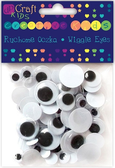Self-adhesive Moving Eyes Pupils Mix 75pcs
