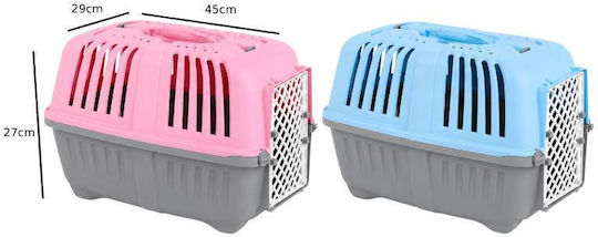 Carrier Dog / Cat Carrying Bag Pink L45xW29xH27cm 1 Piece