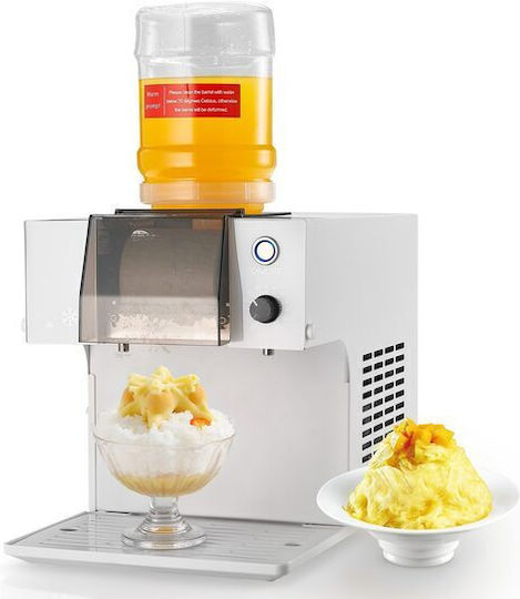 Mașină Profesională Fulgi De Zăpadă Capacitate 60 Kg Zi 260 W Rezervor 1.8 L Oțel Laminat La Rece Răcire Cu Aer