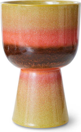 HK Living Ceramic Green Plant Pot